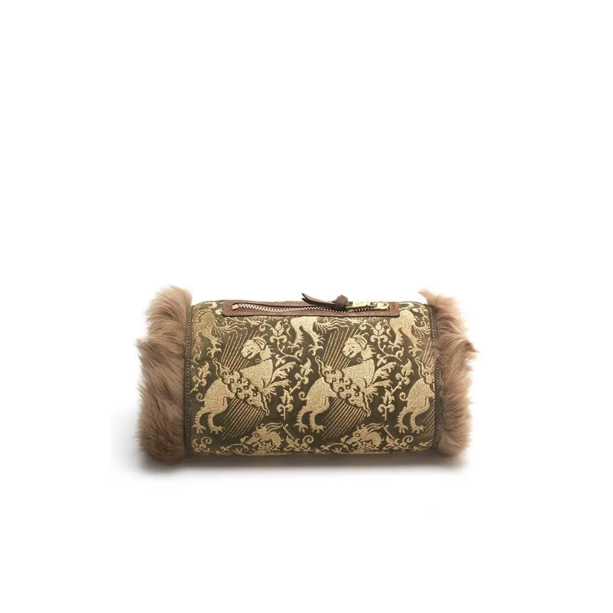 Tory Burch Printed Fur Bag 33149998-982 Olive