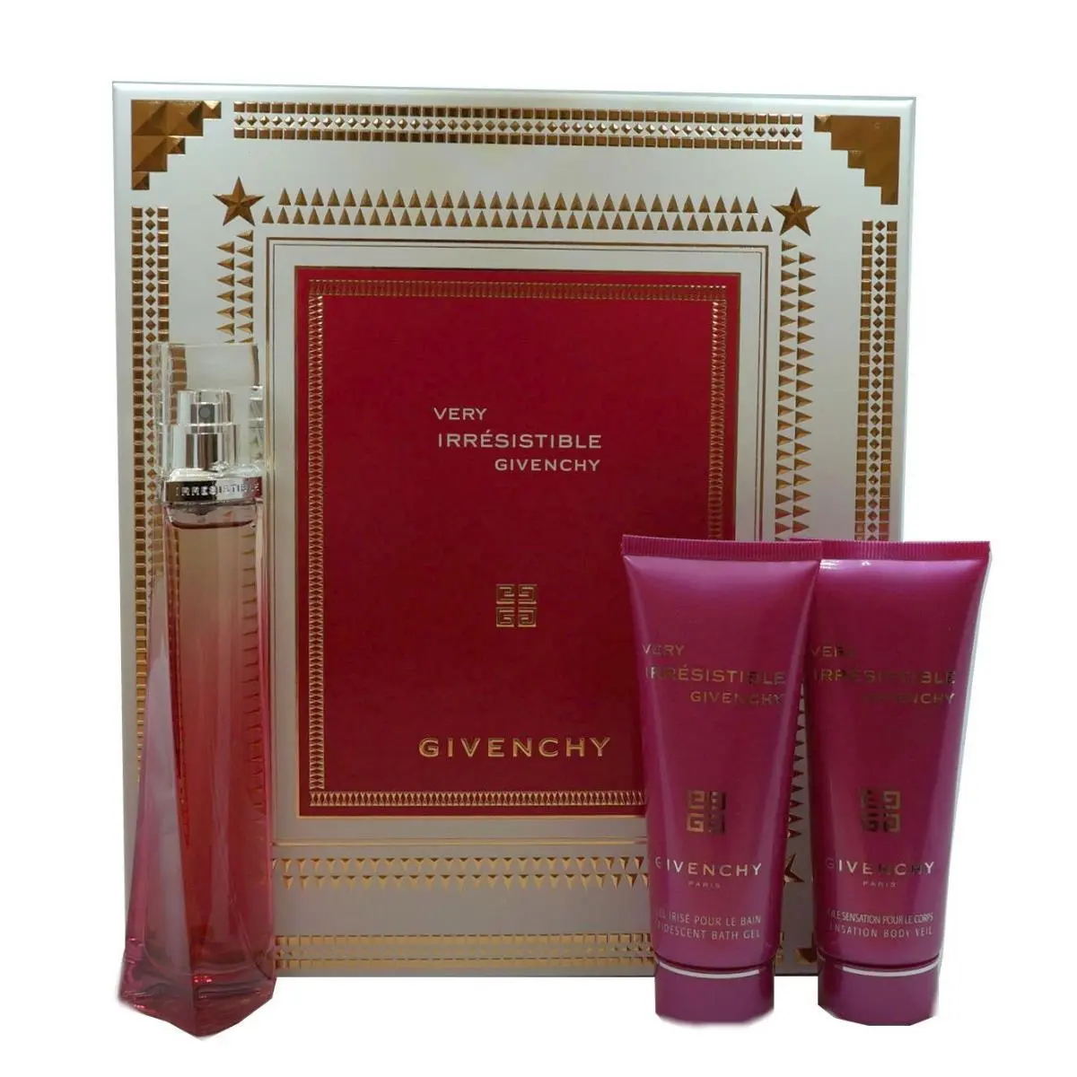 Very Irresistible 3PC Gift Set Sensual Eau DE Toilette 50ML NIB-P135351 by Givenchy