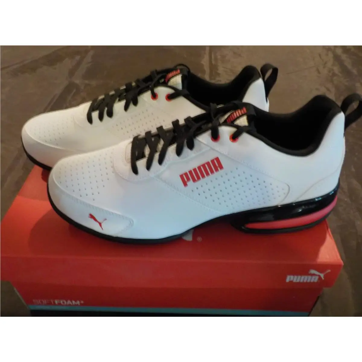 Puma shoes - PUMA Tazon Advance Bold Running - 378245 04 - White (UPC: 195731006084) 1