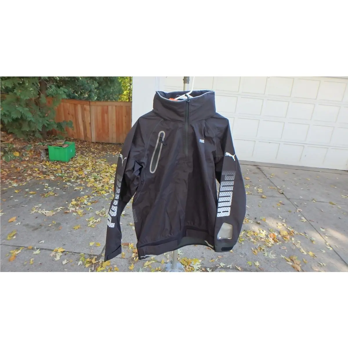 Puma Inshore Sailing Performance Spray Top Medium Foul Weather Gear Black