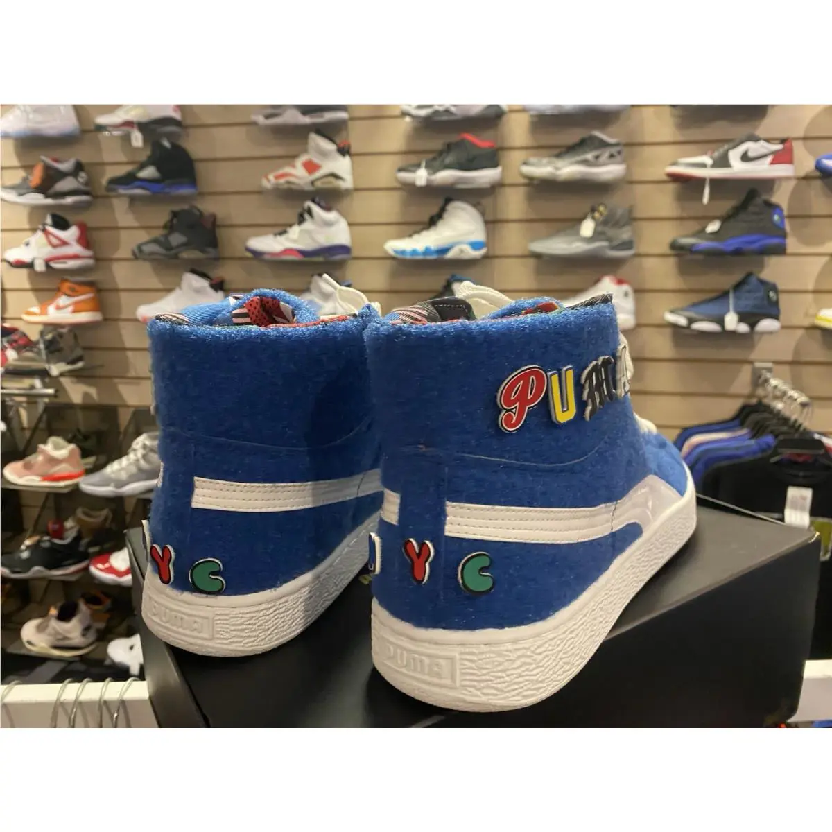 Puma shoes - PUMA Dee & Ricky x Basket Mid - 360085-02 - Blue 8