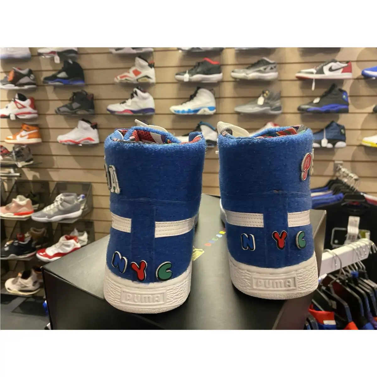 Puma shoes - PUMA Dee & Ricky x Basket Mid - 360085-02 - Blue 9