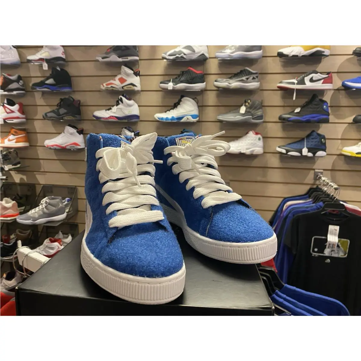 Puma shoes - PUMA Dee & Ricky x Basket Mid - 360085-02 - Blue 3