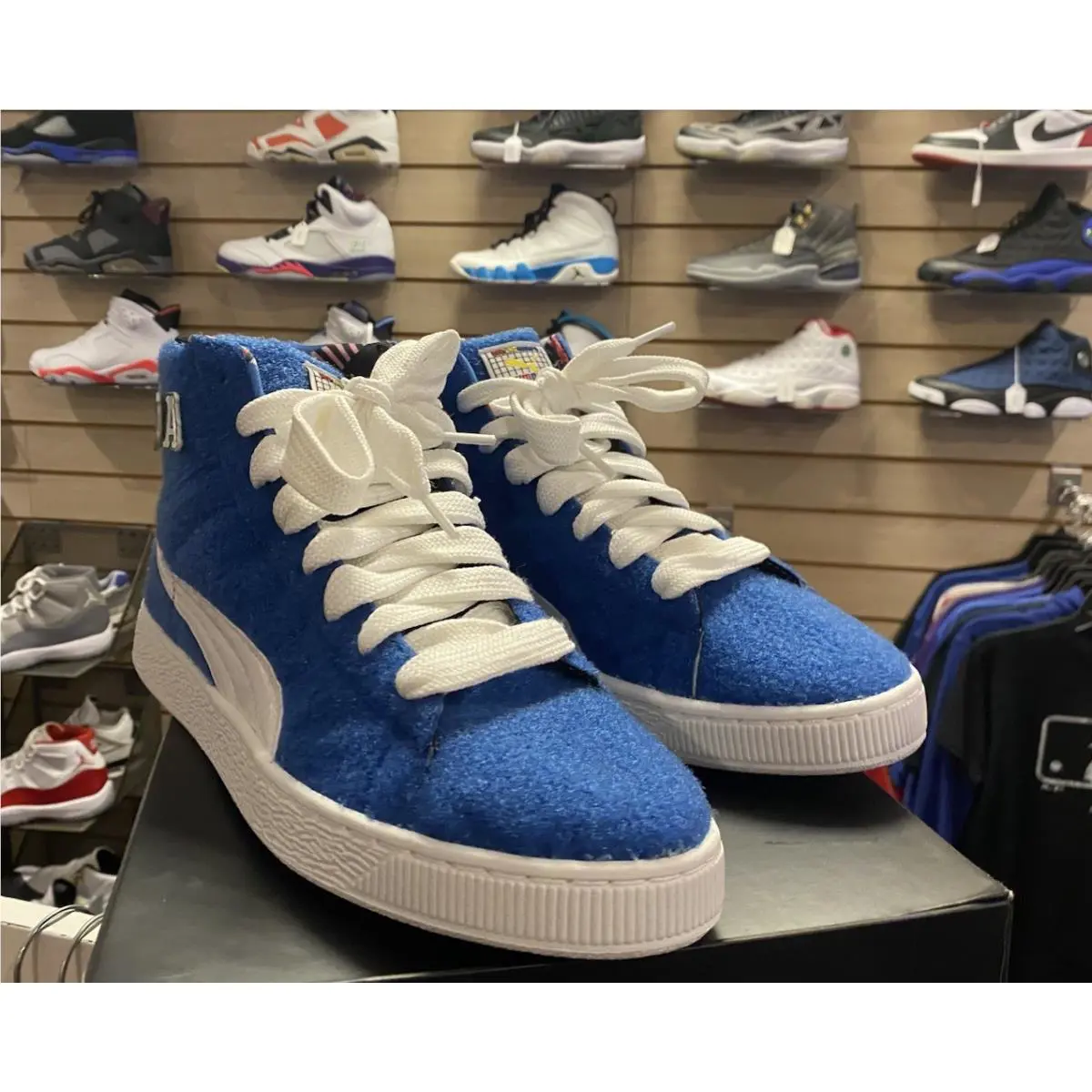 Puma shoes - PUMA Dee & Ricky x Basket Mid - 360085-02 - Blue 4