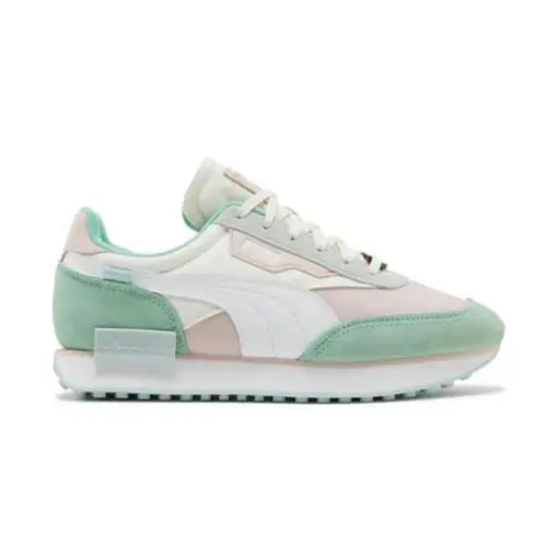 Sz 8 - Women`s Puma Future Rider Animal Crossing `new Horizons` 382960 01 - Ivory, Manufacturer: Bok Choy/White/Rosewater
