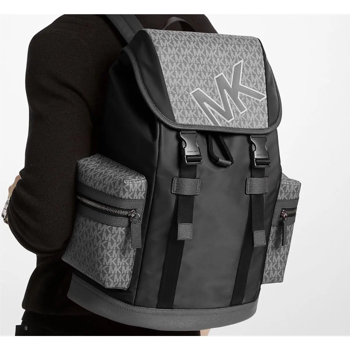 Michael Kors Cooper Travel Hiking Backpack Black