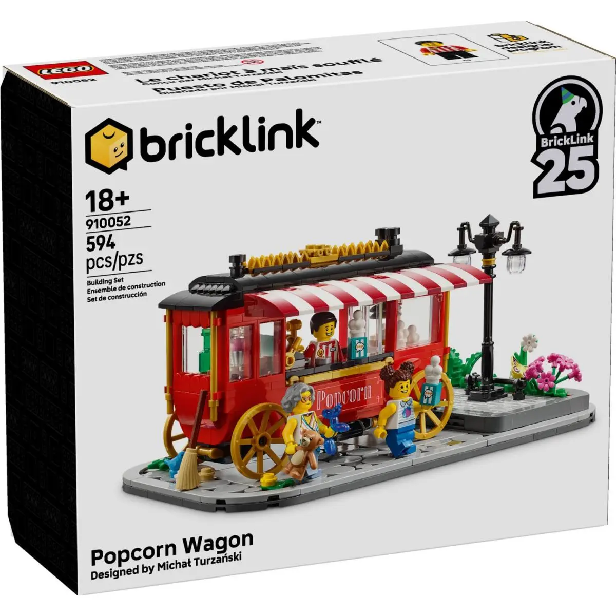 Lego Bricklink Popcorn Wagon 910052