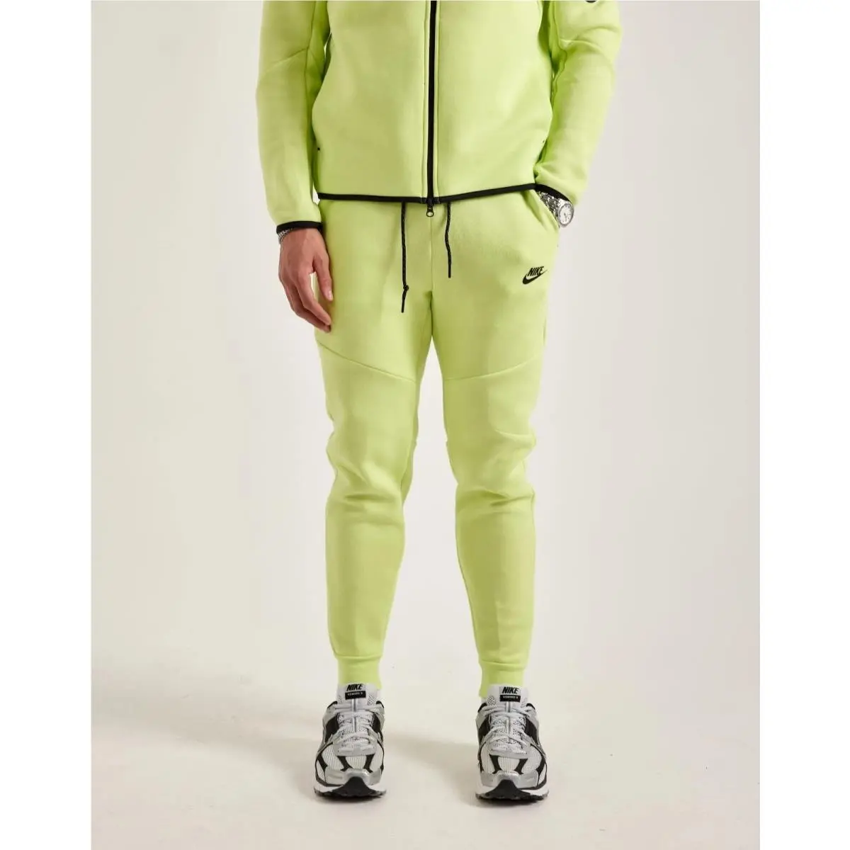 Nike clothing - Nike Tech Fleece - Tech Fleece - HV0959736 - Light Lemon Twist / Black 2