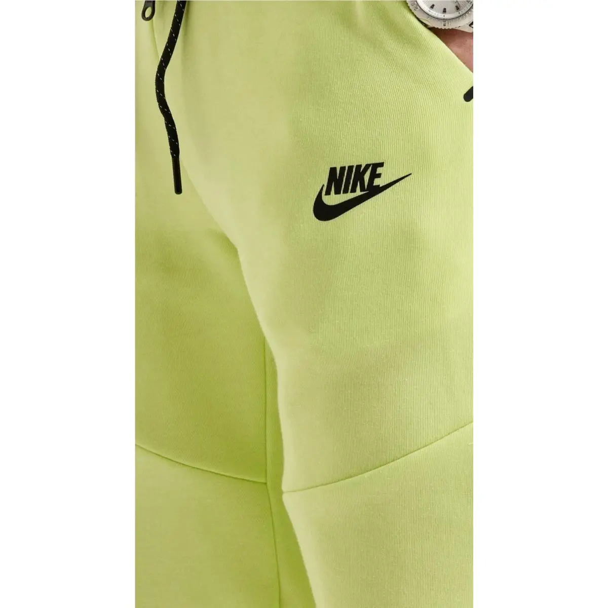 Nike clothing - Nike Tech Fleece - Tech Fleece - HV0959736 - Light Lemon Twist / Black 0