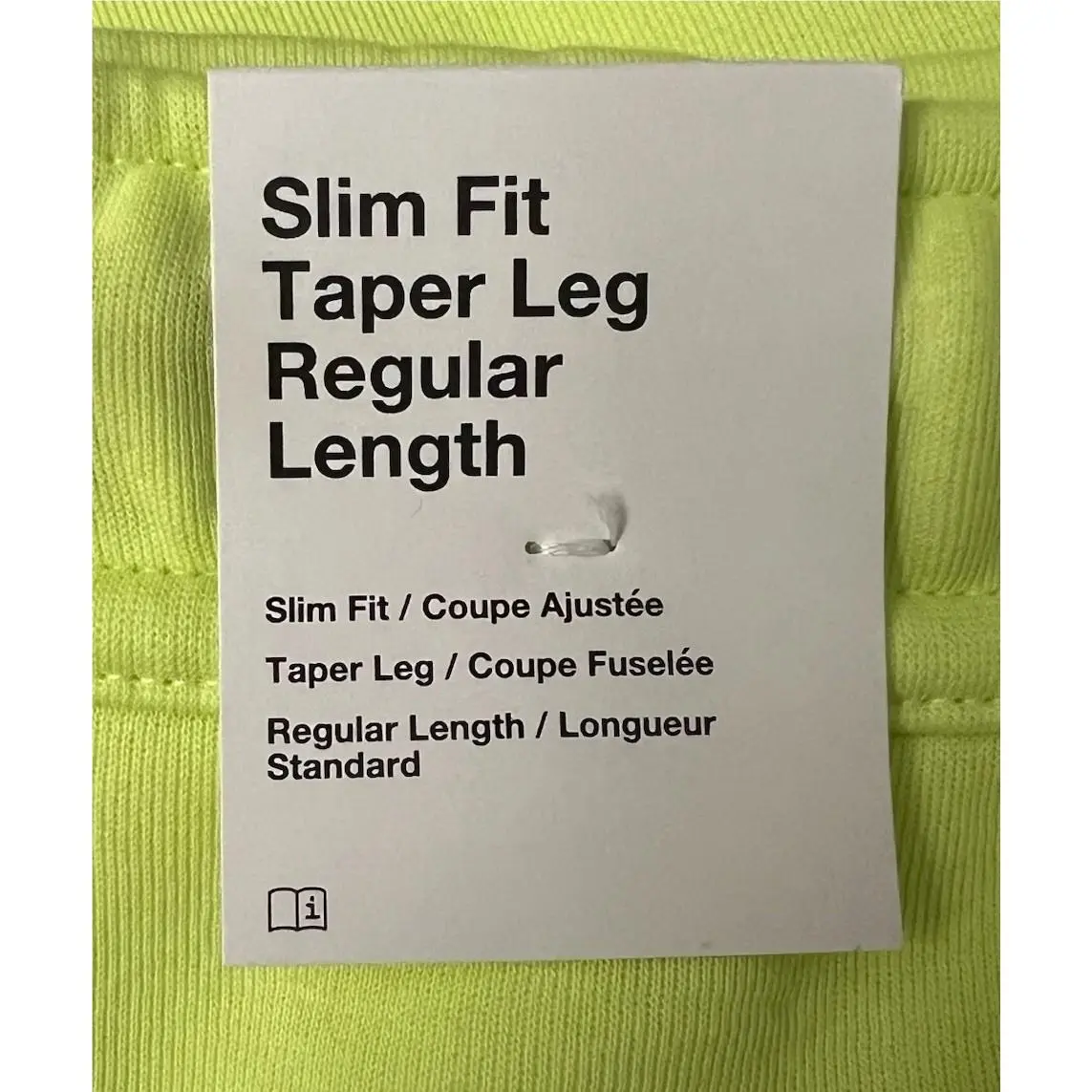 Nike clothing - Tech Fleece Pants - Tech Fleece Pants - HV0959-736 - Light Lemon Twist (UPC: 197859981427) 7