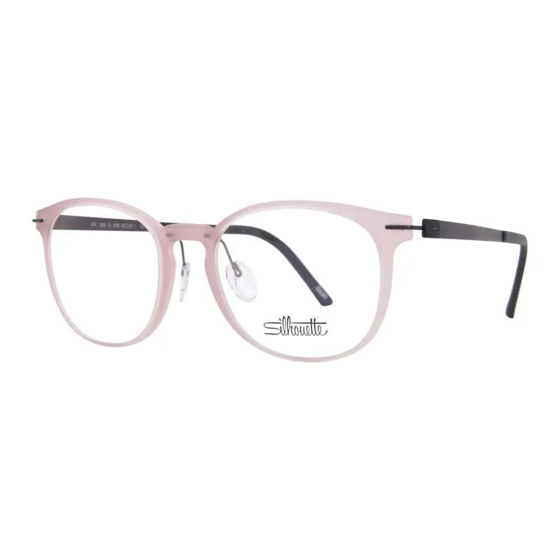 Infinity View 2938/75 3540 Rosé Matte/dark Green Silky Matte by Silhouette