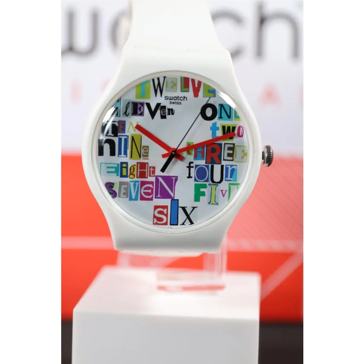 Swiss Made Model Multi Collage SUOW132 White Dial Quartz Unisex by Swatch