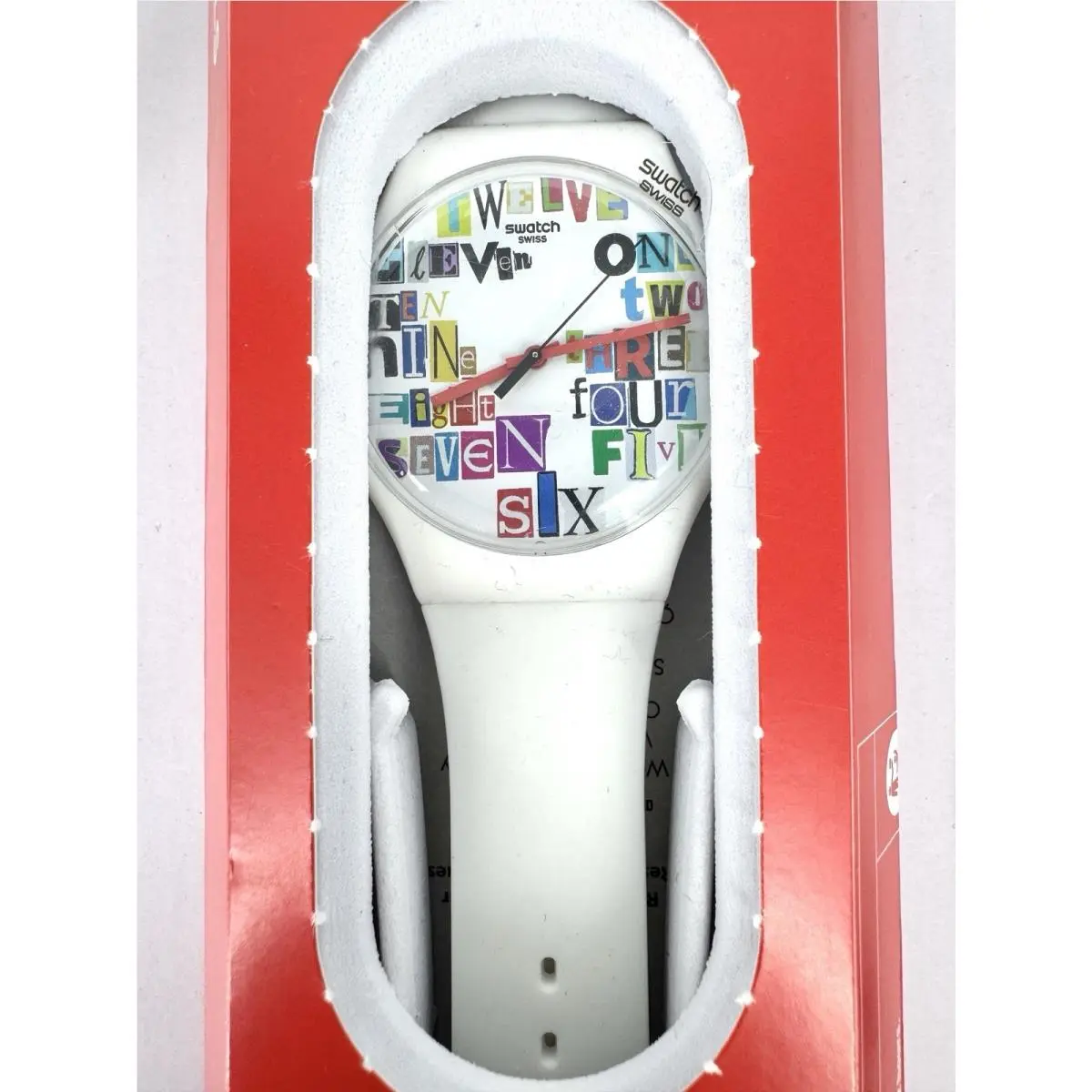 Swiss Swatch Multi Collage Dial Retro Style Limited Edition SUOW132