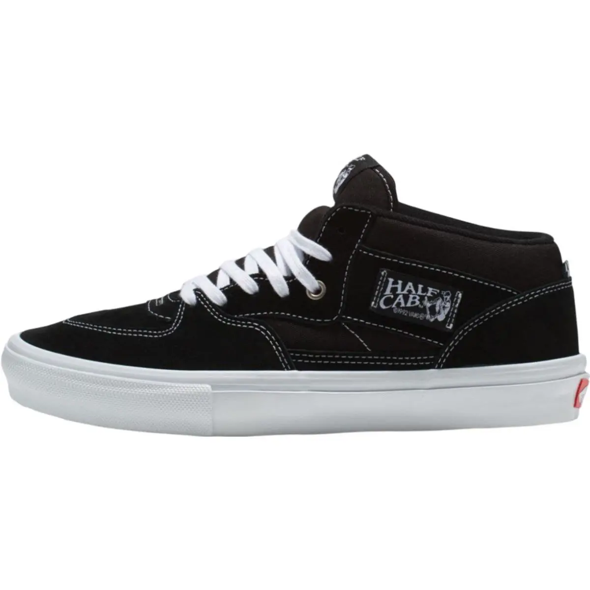 Vans Mens Skate Half Cab Shoes Black/white - Black/White