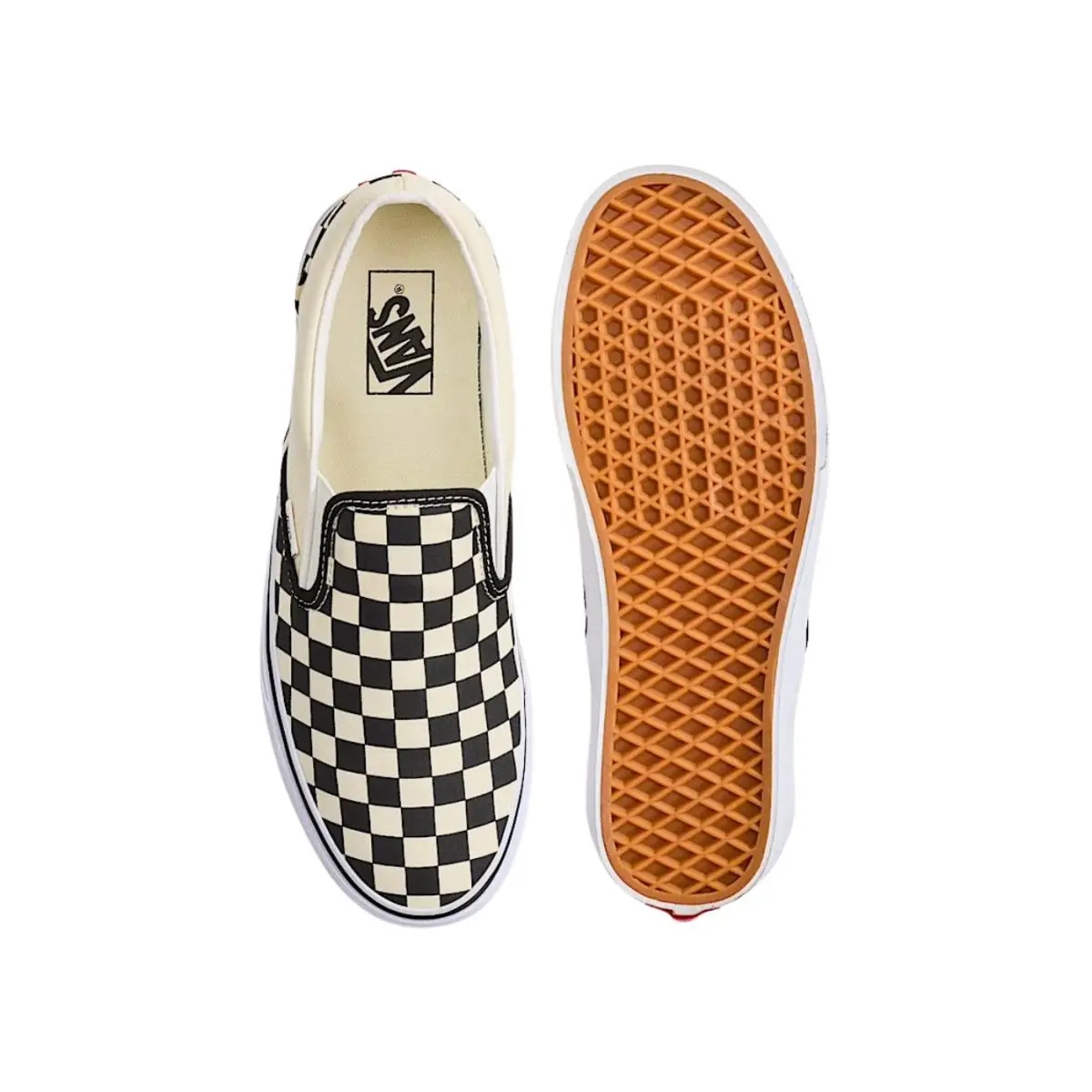 Vans shoes - VANS Classics - Classics - Checkerboard / White / Black 4