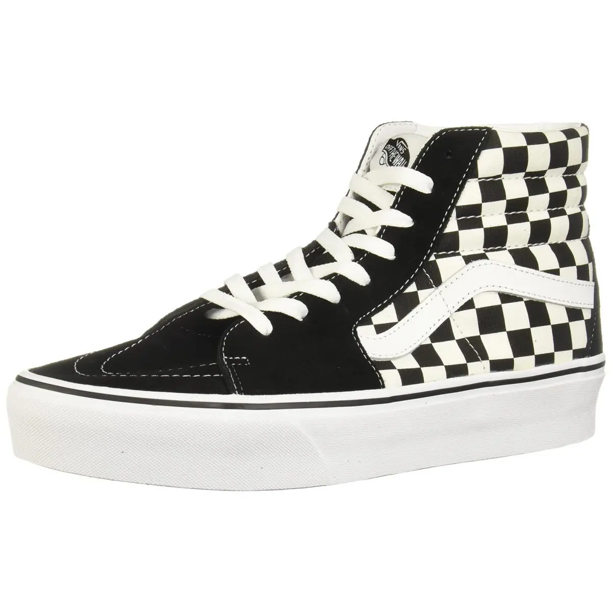 Vans Womens Sk8Hi Platform 2.0 Shoes Checkerboard/true White - Black