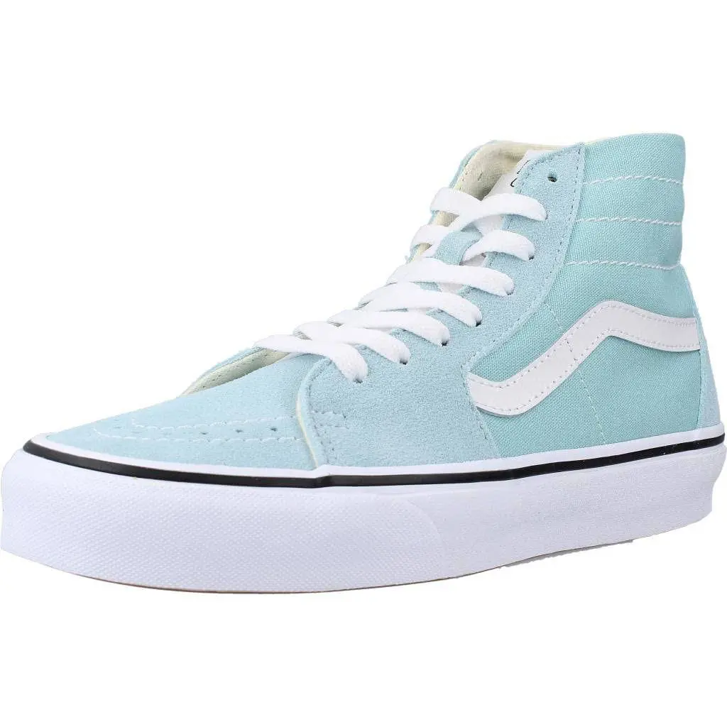 Vans Unisex Sk8Hi Tapered Shoes Canal Blue - Canal Blue