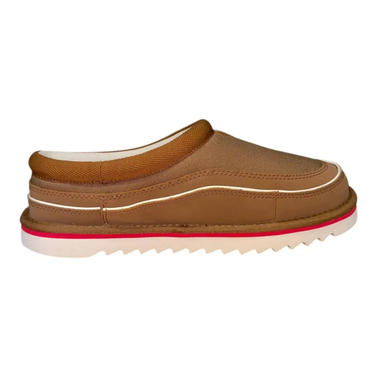 Men`s Ugg Tasman Cali Shearling Lined Suede Slip on Shoes - Brown