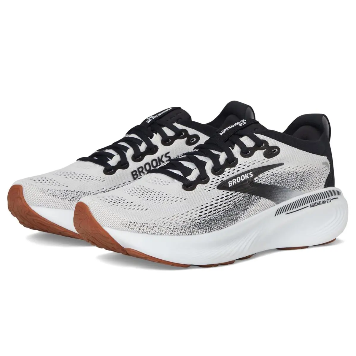 Brooks shoes - White/Black/White 6