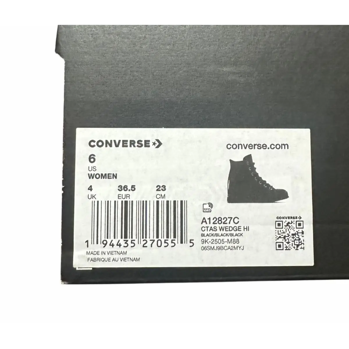 Converse shoes - Converse All Star Chucks - All Star Chucks - A12827C - Black (UPC: 194435270555) 9
