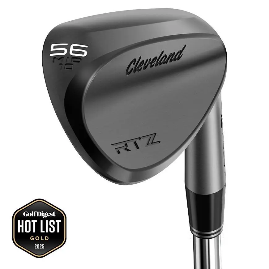 Cleveland Rtz Black Satin Wedge Nippon NS Pro Custom Steel Shaft - Black