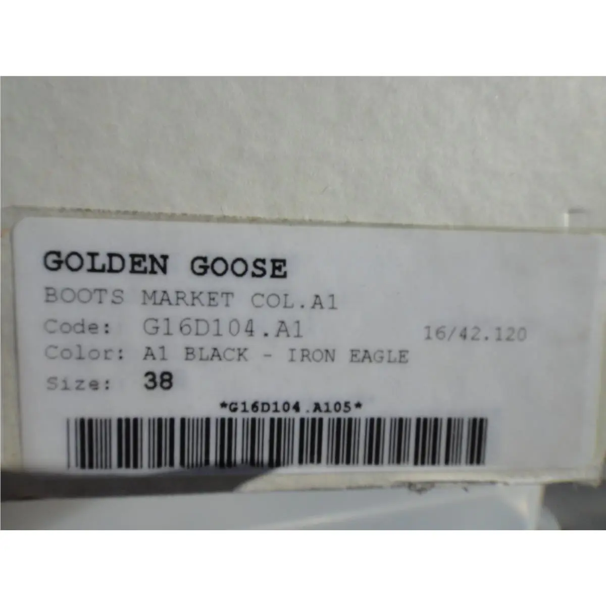Golden Goose shoes - A1 Black-Iron Eagle 22