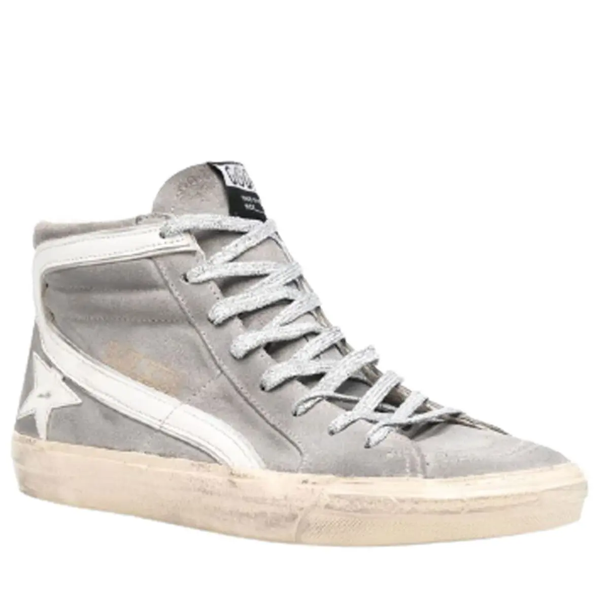 Golden Goose shoes - Golden Goose Slide - Slide - Gray, way: Mud/White/Black 2