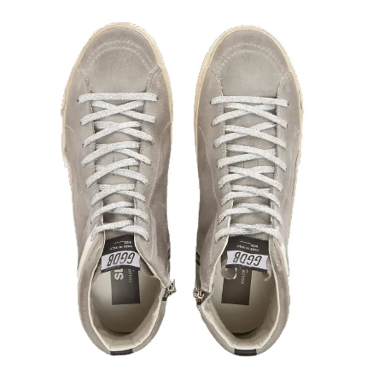 Golden Goose shoes - Golden Goose Slide - Slide - Gray, way: Mud/White/Black 3