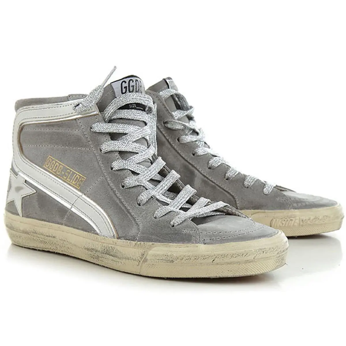 Golden Goose shoes - Golden Goose Slide - Slide - Multicolor, way: Mud/White/Black 1