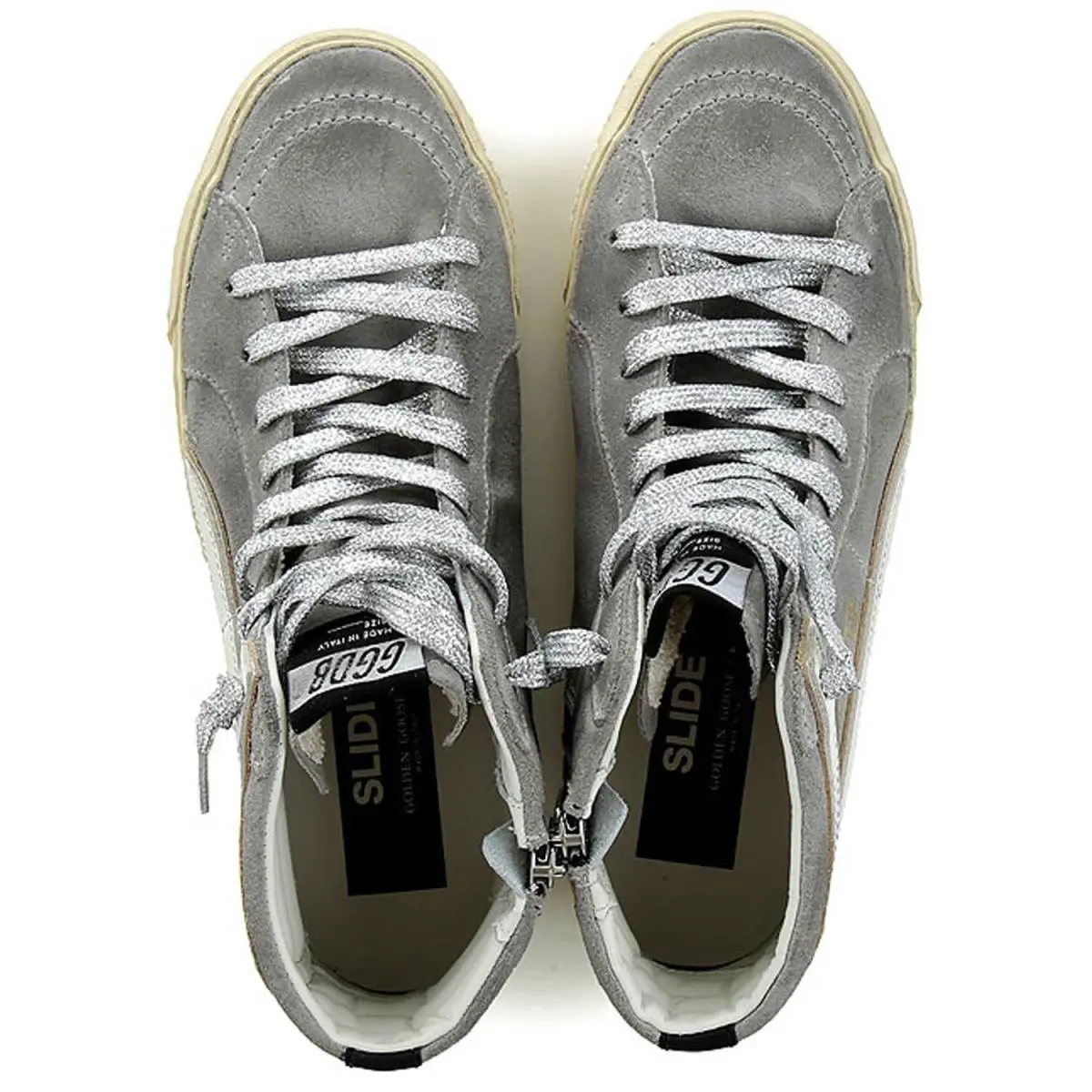 Golden Goose shoes - Golden Goose Slide - Slide - Multicolor, way: Mud/White/Black 2