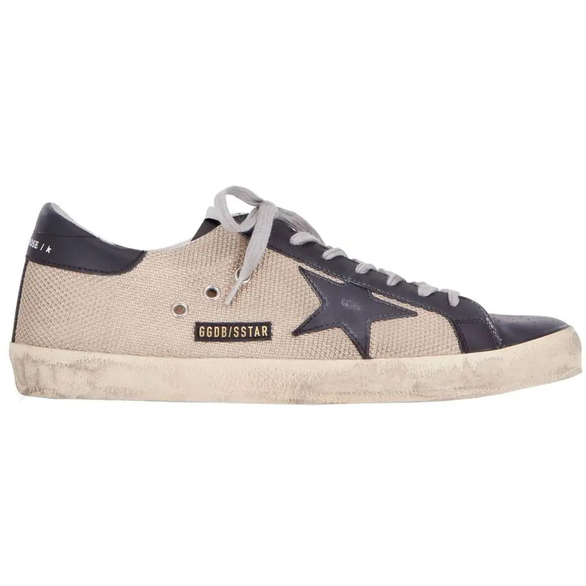 Golden Goose shoes - Golden Goose Super-Star - Brown, way: Milk/Black 6