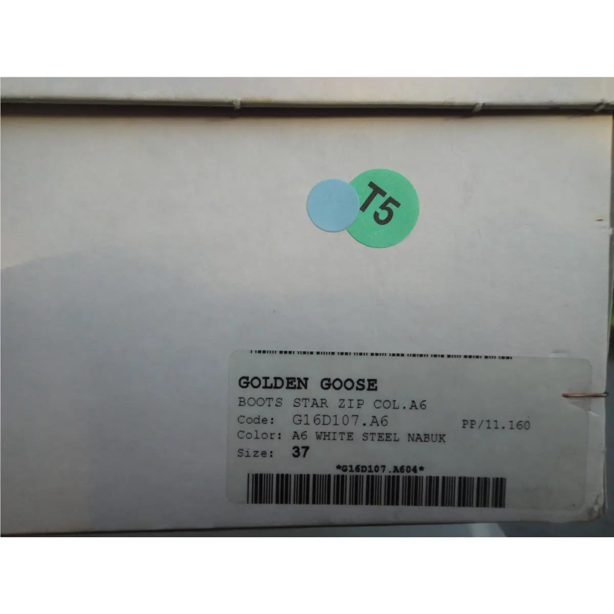 Golden Goose shoes - White Steel Nabuk (Nubuck) 10