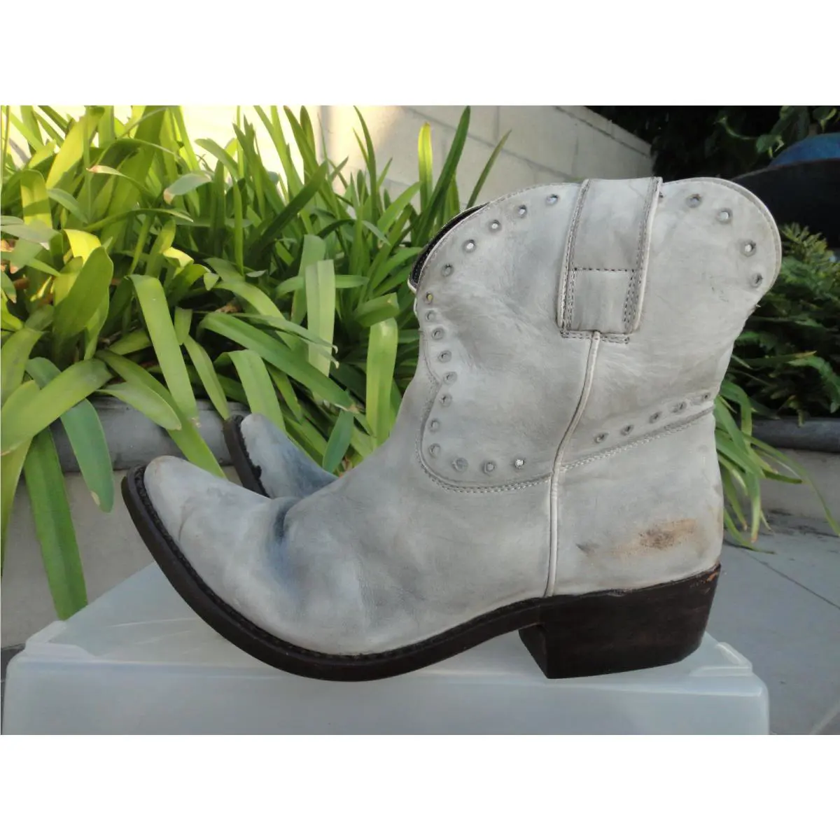 Golden Goose shoes - White Steel Nabuk (Nubuck) 0