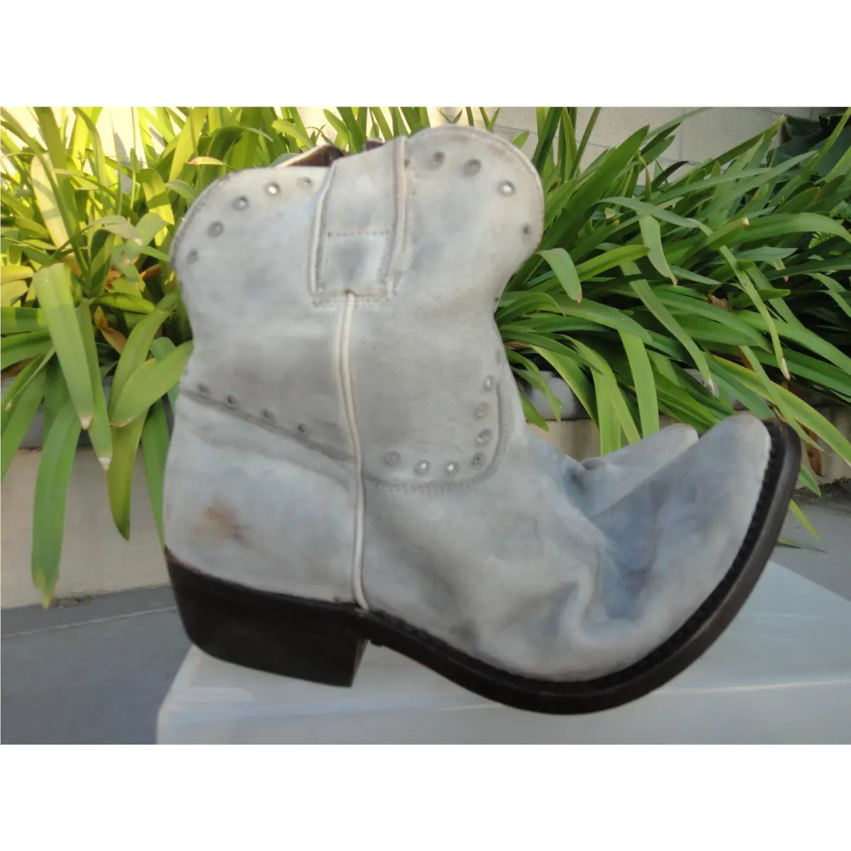 Golden Goose shoes - White Steel Nabuk (Nubuck) 5