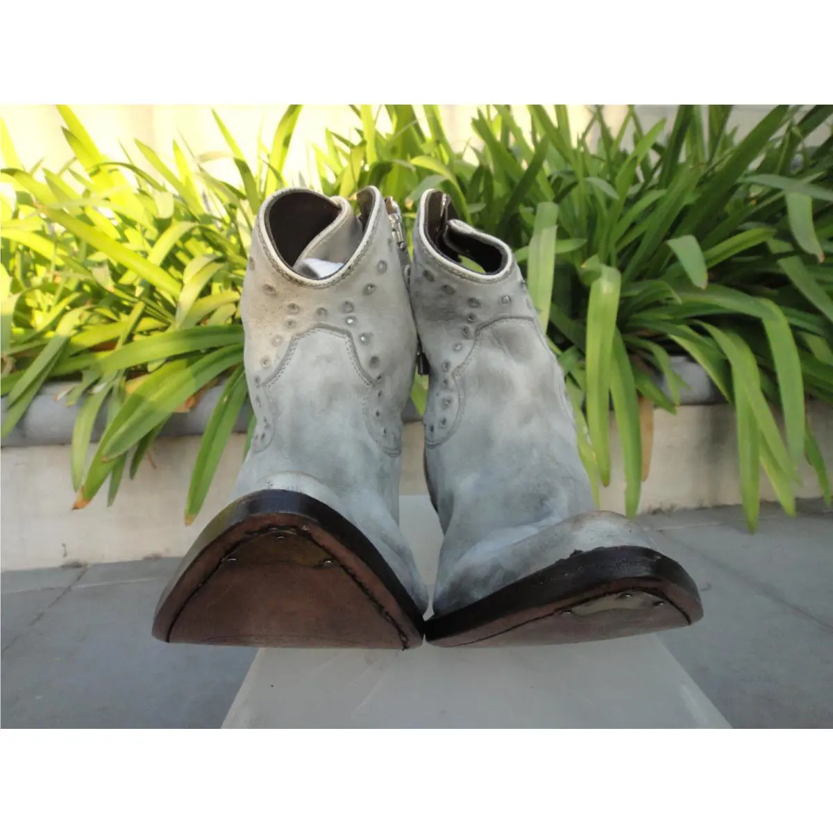 Golden Goose shoes - White Steel Nabuk (Nubuck) 18
