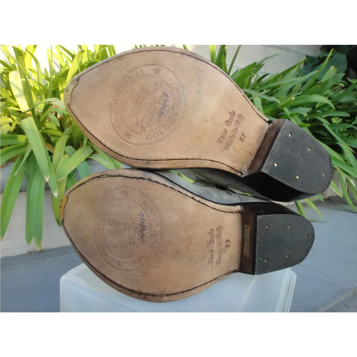 Golden Goose shoes - White Steel Nabuk (Nubuck) 20