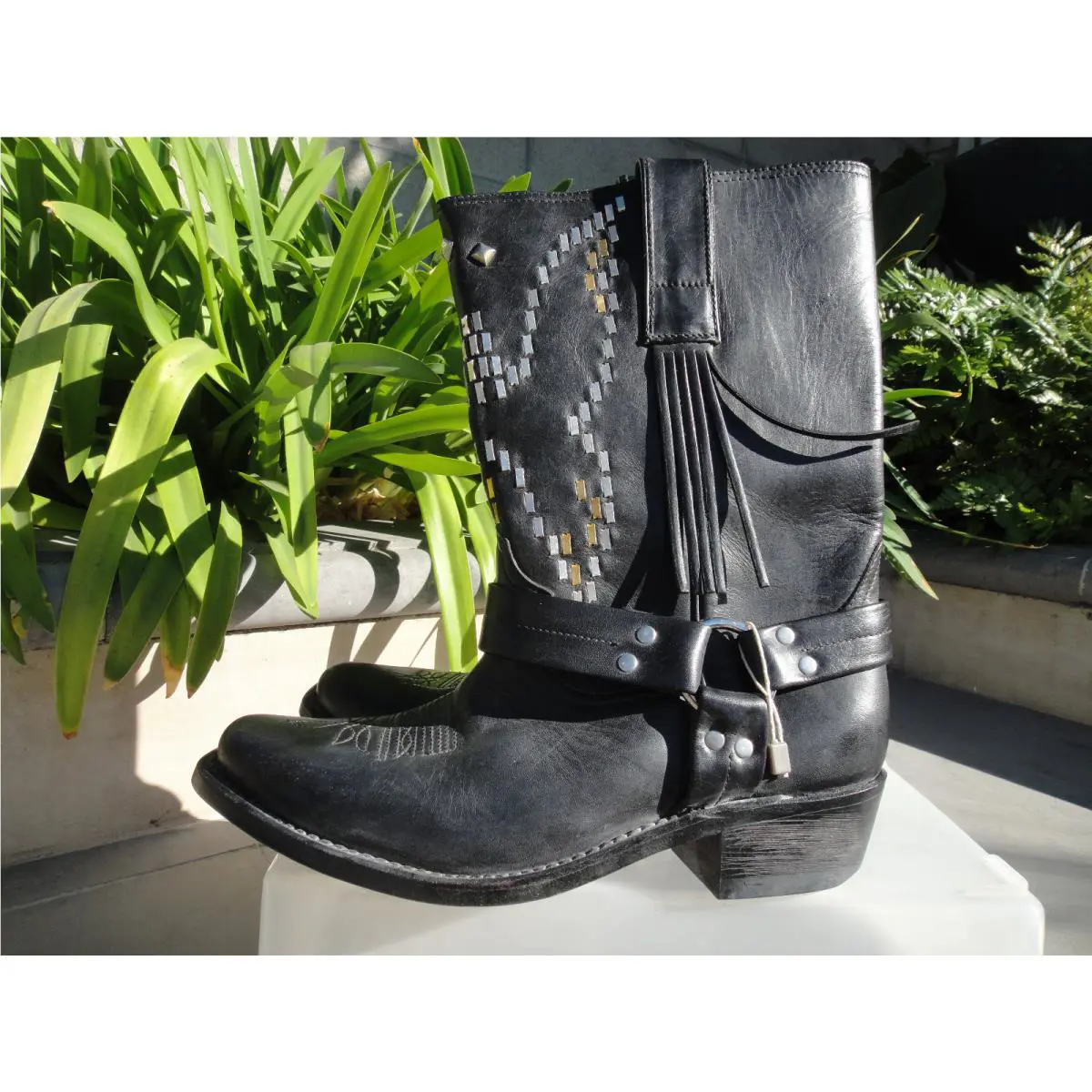 Golden Goose shoes - A1 Black-Iron Eagle 0