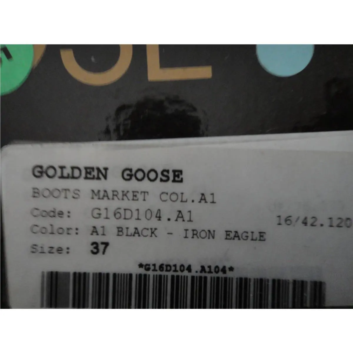 Golden Goose shoes - A1 Black-Iron Eagle 18