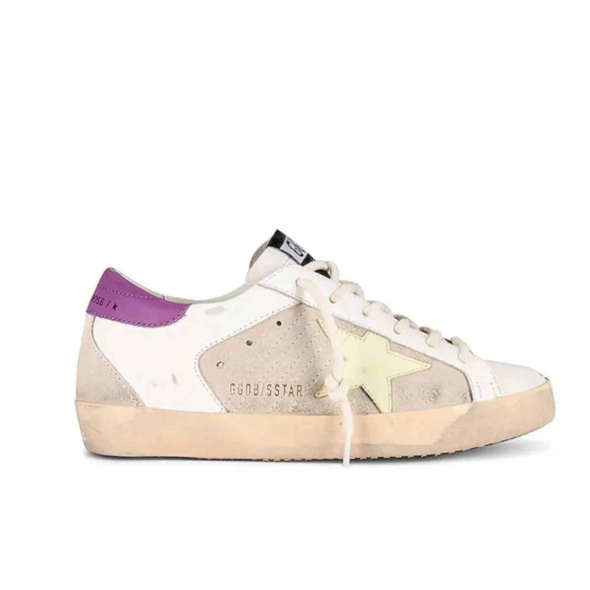 Golden Goose Superstar Leather Low Top Sneaker Size US 10/ Eur 40 - Multicolor