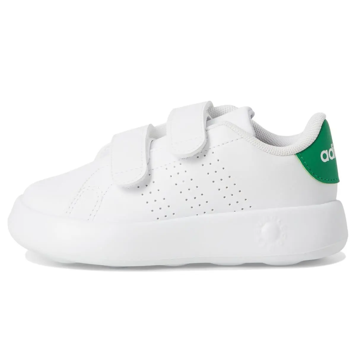Adidas shoes - White/White/Green 2