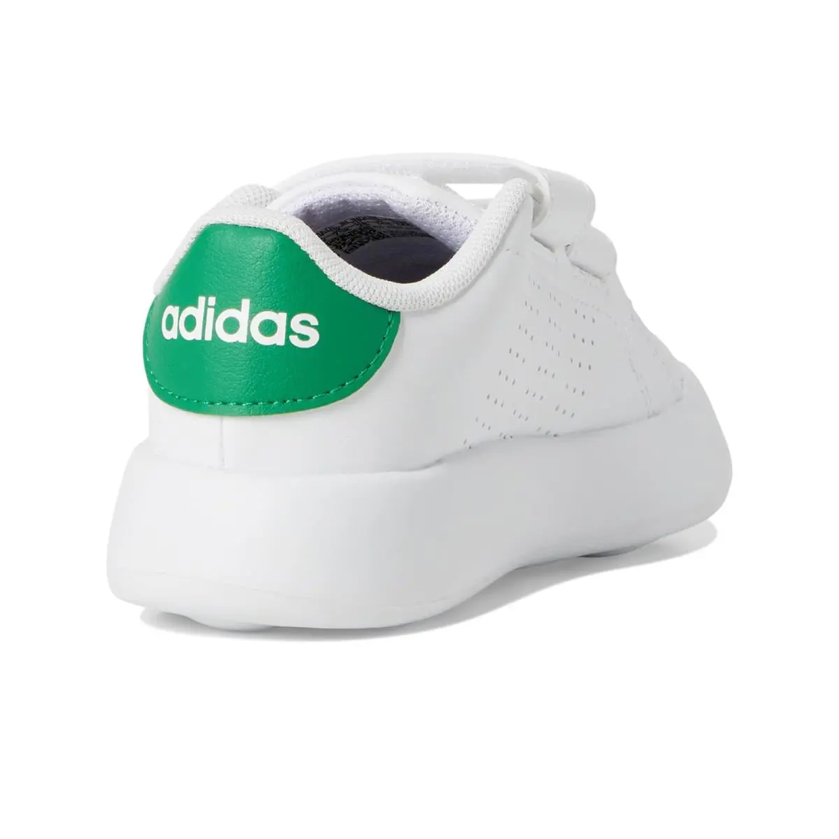 Adidas shoes - White/White/Green 3