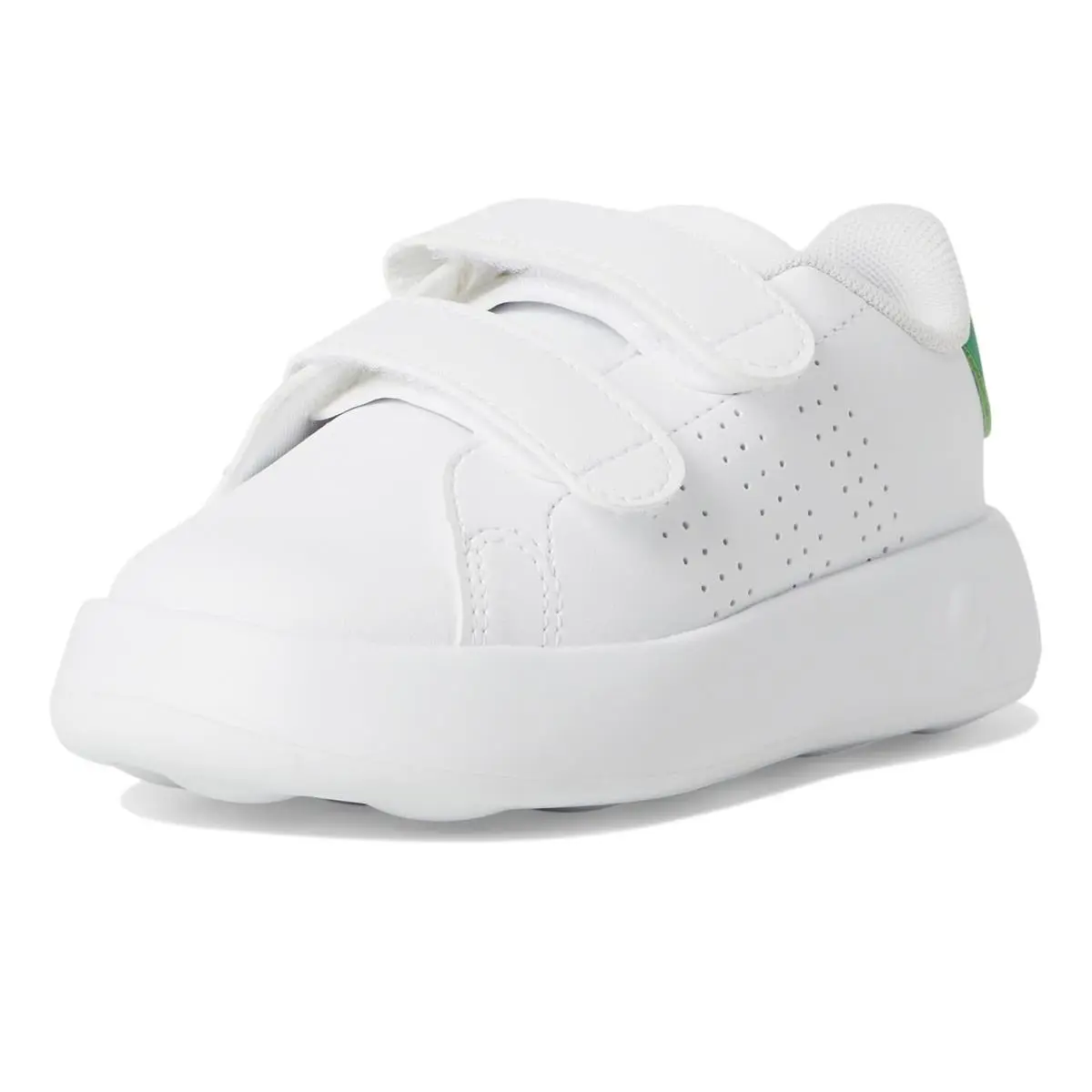 Adidas shoes - White/White/Green 5