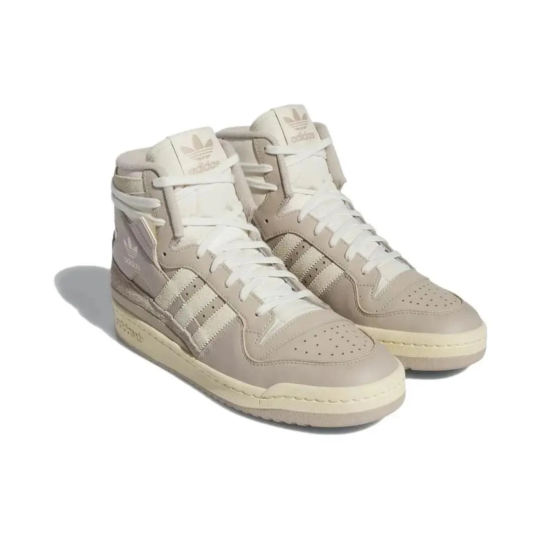 Adidas Forum 84 High IE7225 Sneakers Mens Wonder Beige Leather Lifestyle Shoes