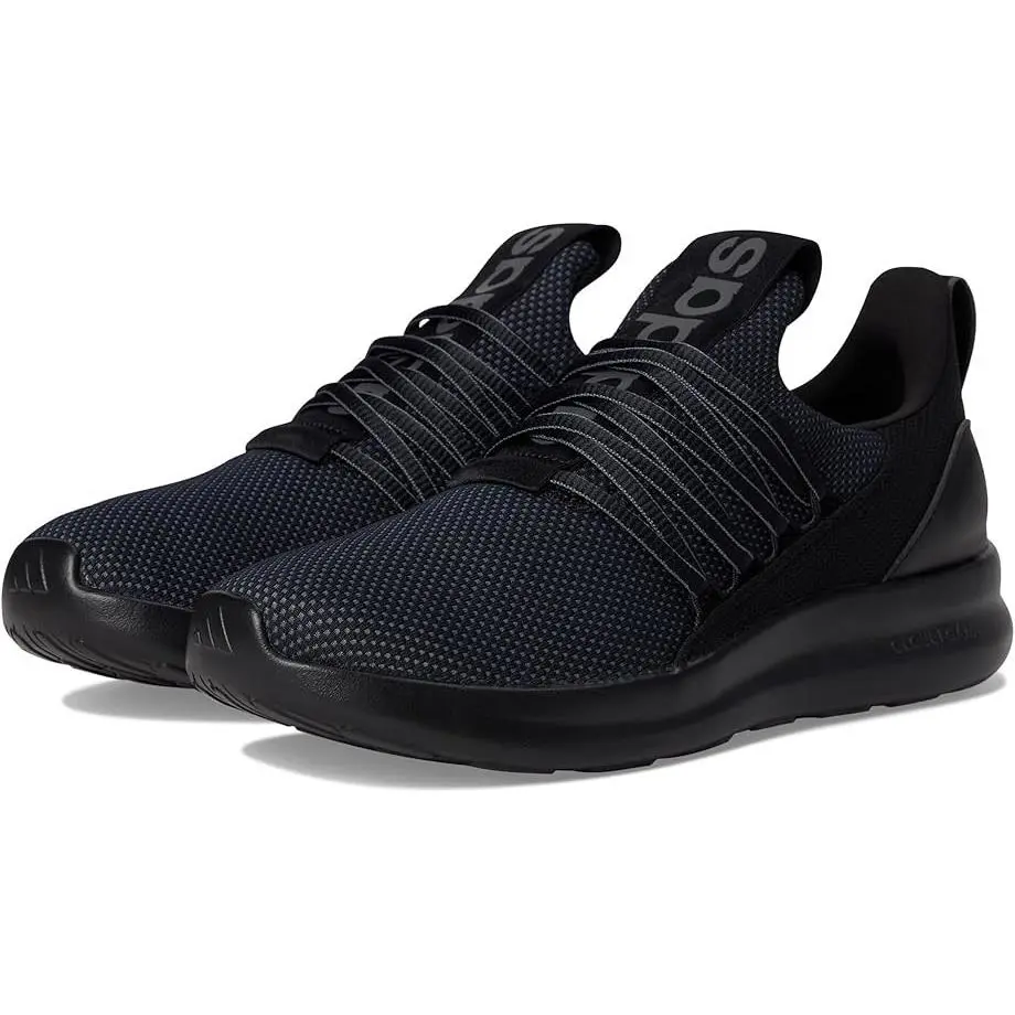 Men`s Adidas Lite Racer Adapt 7.0 Shoes Wide/4E - Black/Black/Black