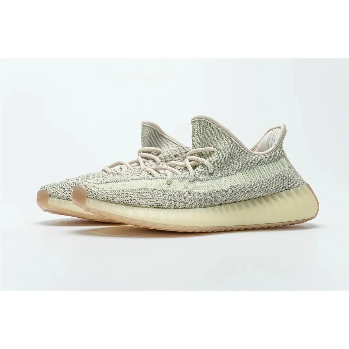 Adidas Men`s Yeezy Boost 350 V2 `citrin` Reflective Sneakers FW5318