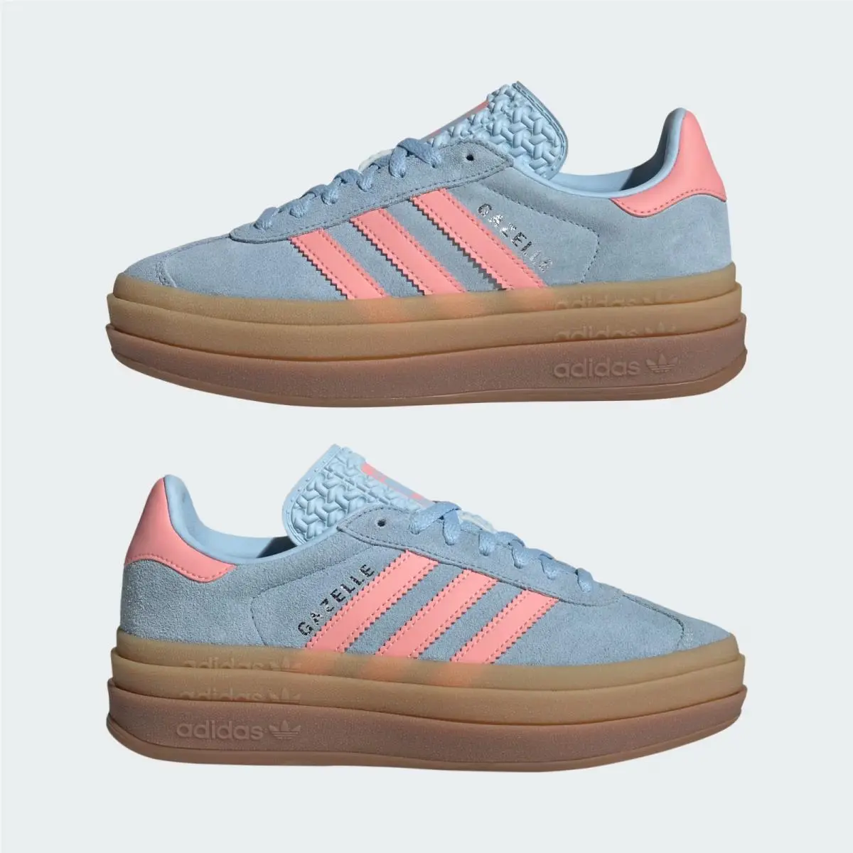 Adidas shoes - Adidas Gazelle Bold JI3384 - Gazelle Bold - JI3384 - Blue 2