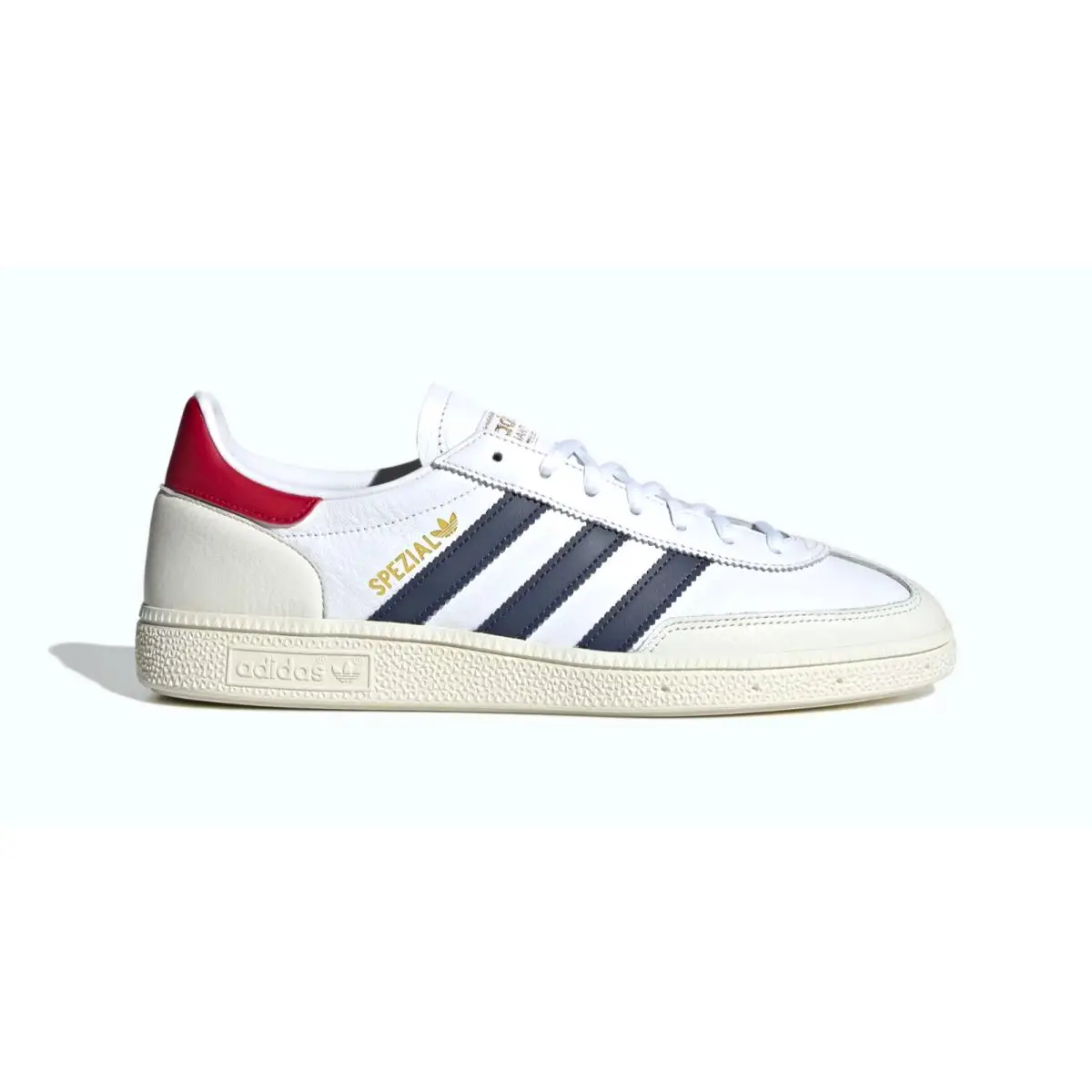 Mens Adidas Handball Spezial White Blue Casual Sneakers Athletic Shoes