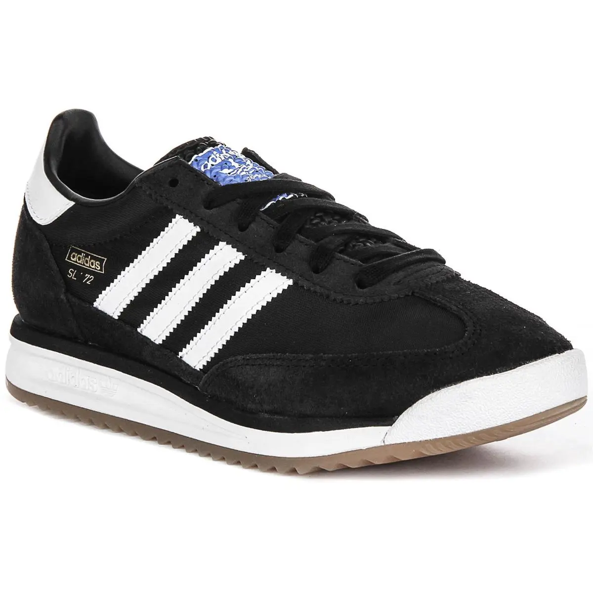 nylon Suede Overlay Eva Midsole Mens Sneakers In Red White US 4 - 12 BLACK WHITE by Adidas