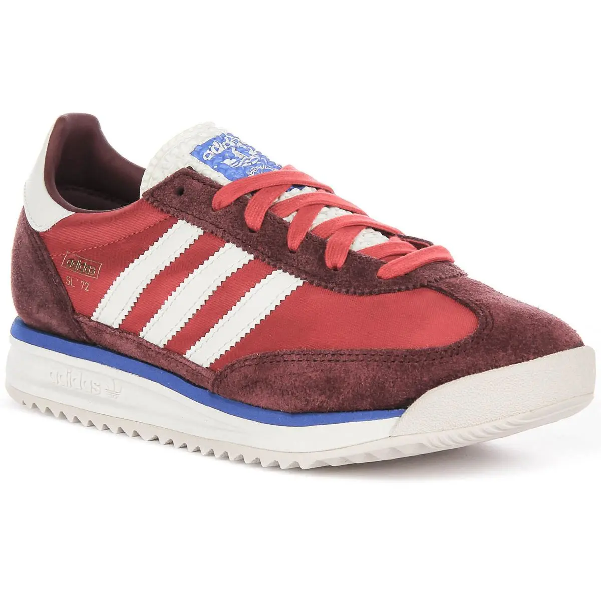 nylon Suede Overlay Eva Midsole Mens Sneakers In Red White US 4 - 12 RED WHITE by Adidas