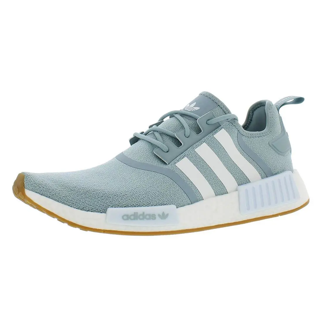 Adidas Nmd R1 Mens Shoes - Magic Grey/Cloud White/Gum, Full: Magic Grey/Cloud White/Gum